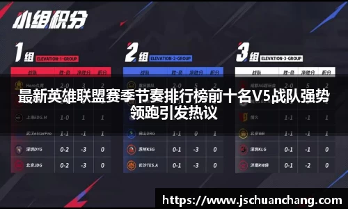 最新英雄联盟赛季节奏排行榜前十名V5战队强势领跑引发热议