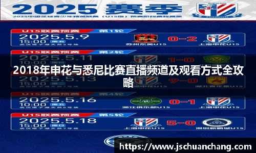 2018年申花与悉尼比赛直播频道及观看方式全攻略